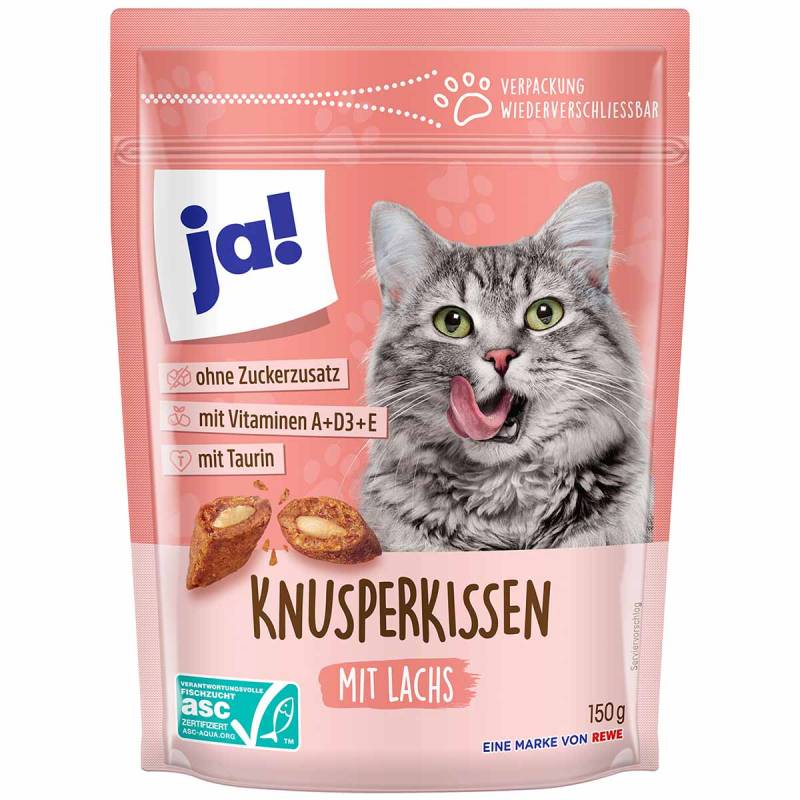 ja! Knusperkissen ASC Lachs 150g von ja