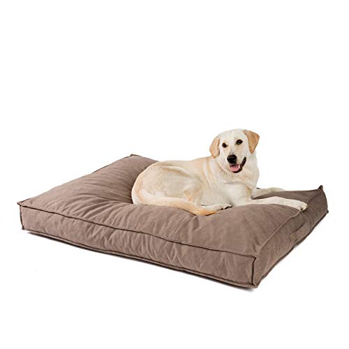 JAMAXX Premium Hundekissen Orthopädisch Weich Memory Foam, Waschbar, Nässeschutz Wasserabweisend - Dicke Füllung Visco Elastisch, Flauschig Samtartiger Stoff, Hundebett PDB1001 von jamaxx-pets