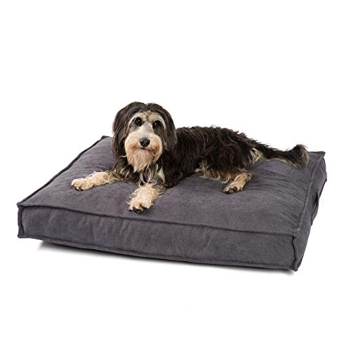 JAMAXX Premium Hundekissen Orthopädisch Weich Memory Foam, Waschbar, Nässeschutz Wasserabweisend - Dicke Füllung Visco Elastisch, Flauschig Samtartiger Stoff, Hundebett PDB1001 von jamaxx-pets