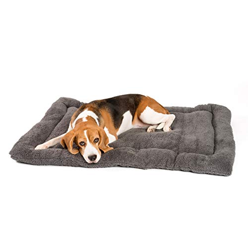 JAMAXX Selbstwärmende Thermo Hunde-Decke, Thermal Wärmematte, Fleece Kissen,Innovative Wärmedecke Hundematte Katzendecke (L) grau von jamaxx-pets
