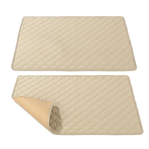 jamgeery Hund PIPI Unterlagen, Wiederverwendbare Hunde Katzen Toilettenmatte, Auslaufsicher 50x60 cm Schutzunterlage Für Urin Von Mittelkleinen Welpen Und Katzen Im Käfig Schlafen Training von jamgeery