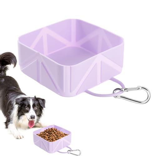 jamgeery Hundetrinknapf Tragbar - Faltbarer Fressnapf Haustier | 500ml Hundenapf Trinkflasche für Welpe Katze Reisen Wandern Boot Outdoor Aktivitäten von jamgeery