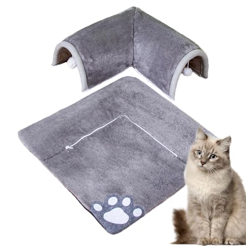 jamgeery Katzentunnel und Bettspielzeug, Katzentunnelbett - Katzenröhrenspielzeug mit Hangball,Interaktives Katzenhöhlen-Katzenhaus für Kaninchen, Meerschweinchen, Hunde und kleine Haustiere jamgeery Katzentunnel und Bettspielzeug, Katzentunnelbett - Katzenröhrenspielzeug mit Hangball,Interaktives Katzenhöhlen-Katzenhaus für Kaninchen, Meerschweinchen, Hunde und kleine Haustiere von jamgeery