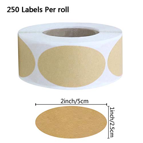 jdstty 100 Stück/Rolle Ovale Etiketten Aus Leerem Kraftpapier Handgefertigte Backaufkleber Selbstklebende Siegeletiketten Weihnachtsgeschenkanhänger Dekoration Für Marmeladengläser jdstty 100 Stück/Rolle Ovale Etiketten Aus Leerem Kraftpapier Handgefertigte Backaufkleber Selbstklebende Siegeletiketten Weihnachtsgeschenkanhänger Dekoration Für Marmeladengläser von jdstty