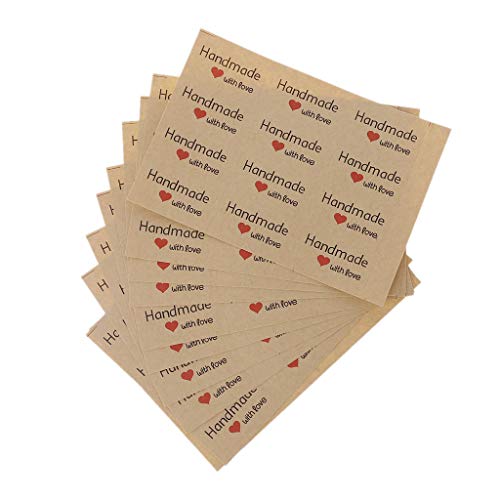 120x Vintage Handmade with Love Package Label Kraft Adhesive Sticker BakingMöbel & Wohnen Feste & Besondere Anlässe Party & Eventdekoration! 120x Vintage Handmade with Love Package Label Kraft Adhesive Sticker BakingMöbel & Wohnen Feste & Besondere Anlässe Party & Eventdekoration! von jdstty