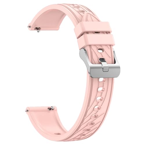 Modisches Bequemes Silikon Uhrenarmband 18 Mm Leicht Zu Reinigen Sportarmband Geeignet Für Smartwatches Unisex von jdstty