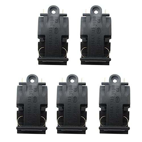 Pack Wasserkocher Thermostatschalter Temperaturregelung Dampfschalter Wasserkocher Reparaturteil Kessel Thermostatschalter von jdstty