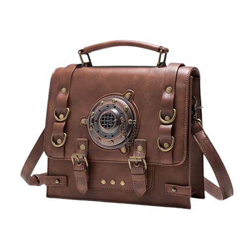jdstty Frauen Tasche Alte Stile Umhängetasche PU Leder Schulter Tasche Punk Messengers Tasche Student Schule Tasche Für Reise Einkaufen jdstty Frauen Tasche Alte Stile Umhängetasche PU Leder Schulter Tasche Punk Messengers Tasche Student Schule Tasche Für Reise Einkaufen von jdstty