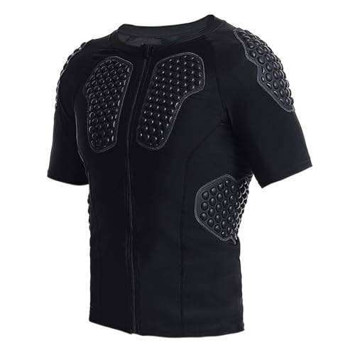 jdstty Gepolsterter Herren Kompressionsschutz Für Fußball Baseball Fußball Basketball Fahrrad Tennis Paintball Snowboard Skitraining von jdstty