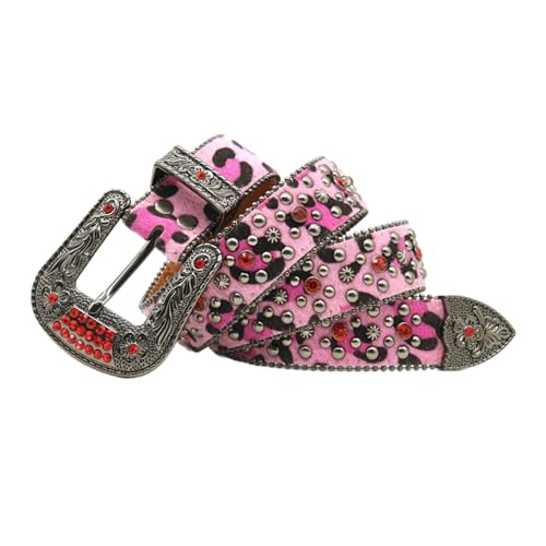 jdstty PU Taillengürtel Mit Diamant Dornschnalle Länge Anpassen Taillengürtel Damen Mädchen Jeans Kleider Rock Mantel Dekore Bund von jdstty
