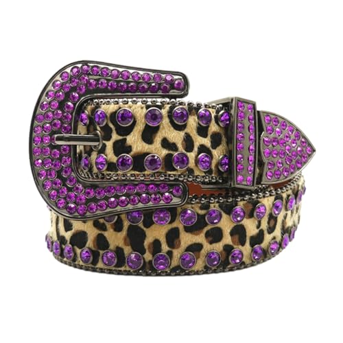 jdstty Punk Taille Bauch Kette Gürtel Für Frauen Männer Für Street Dance Prom Hip Hop Rock Musik PU Gürtel Jean Nieten Schnalle von jdstty