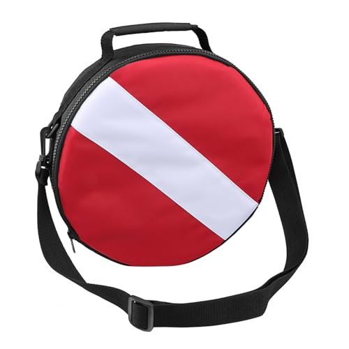 jdstty Scubas Atemreglertasche mit verstellbarem Schultergurt Tauchregler Schutztasche Runde Tauchtasche Tauchzubehör von jdstty