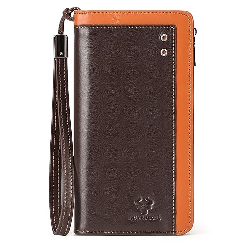 jdstty Stilvolle Business Geldbörse Für Herren Mit Kartenhalter Und Reißverschluss Handytaschen von jdstty
