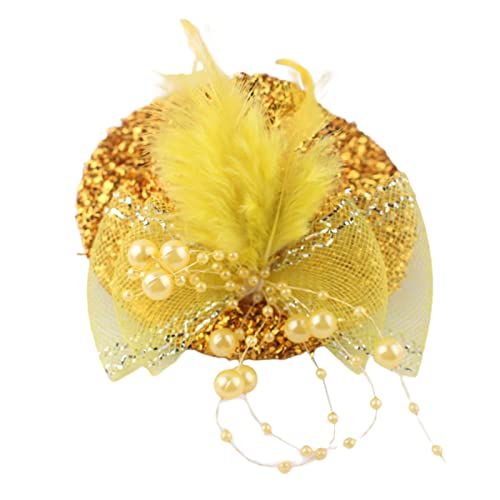 Tea Party Fascinator Mädchen Fascinator Feder Fascinator Pillbox Cocktail Tea Party Glitzer Mesh Tea Party Fascinator Mädchen Fascinator Feder Fascinator Pillbox Cocktail Tea Party Glitzer Mesh von jdstty
