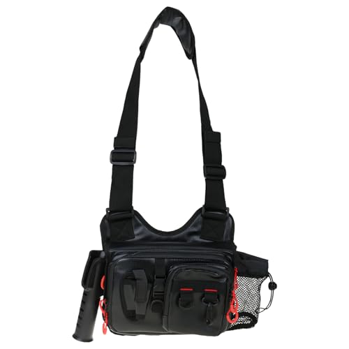 jdstty Wasserdichte Angelausrüstungstasche, Holz, Garnelen, Köder, Tasche, leicht, Angelköder, Organizer, Rucksäcke, einfach zu tragen von jdstty