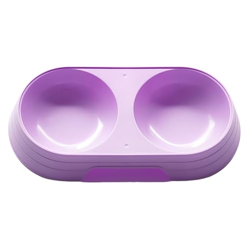 Double Bowl Haustier Fütterung Für Katzen Hunde Nonspill Rund Wasser Und Futtermittel Futtermittel Büro Fütterung Plastikschale Kätzchen von jebyltd