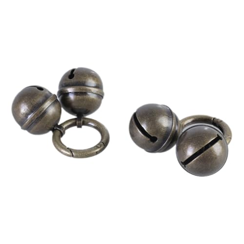 jebyltd 2pack Luxuriöse Handgefertigte Kragen Bells Haustier Training Bells Noise Maker Für Hunde Und Katzen Elegante Haustierdekoration von jebyltd