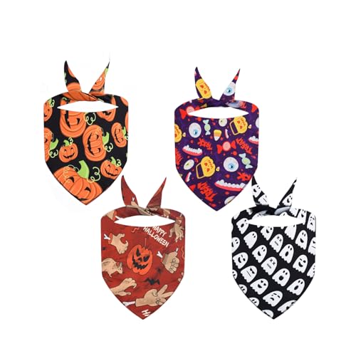 jebyltd 4pcs Halloweens Haustier Bandanas Dreieck jebyltd 4pcs Halloweens Haustier Bandanas Dreieck von jebyltd
