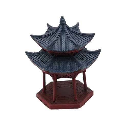 jebyltd Doppelstufe Hexagon Pagode Harz Aquarium Chinesische Pavillonlandschaft Für Fisch Und Tabletop Fischtank Dekoration jebyltd Doppelstufe Hexagon Pagode Harz Aquarium Chinesische Pavillonlandschaft Für Fisch Und Tabletop Fischtank Dekoration von jebyltd