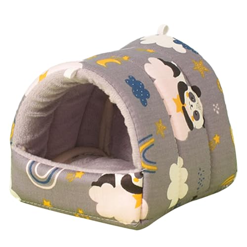 jebyltd Hamster-Schlafbett, Kleintier-Hängematte, Bett, Versteck, Bettwäsche, Spielzeug, Winterhaus von jebyltd