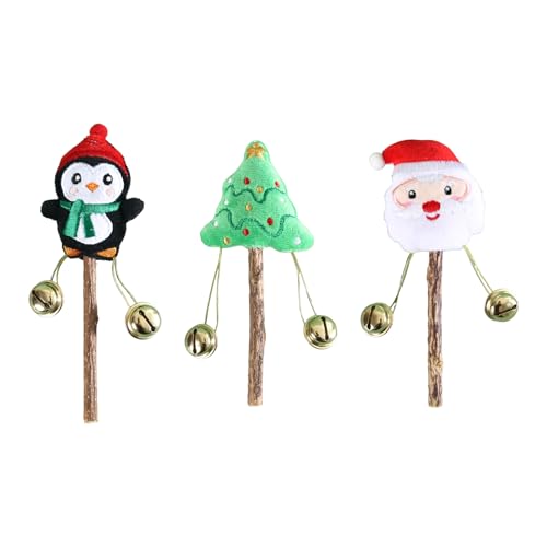 jebyltd Weihnachtsthema Katzen Lecken Stick Spielzeug Natürlicher Matatabi Stick Kautspielzeug Für Verschiedene Katzen Haarballs Kontrollieren Teaser 3pcs Haustier Zahne jebyltd Weihnachtsthema Katzen Lecken Stick Spielzeug Natürlicher Matatabi Stick Kautspielzeug Für Verschiedene Katzen Haarballs Kontrollieren Teaser 3pcs Haustier Zahne von jebyltd