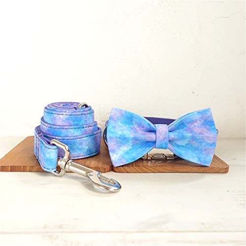 Designer-Hundehalsbänder für kleine und große Hunde, personalisierbar, mit Metallschnalle, Fliege, Haustierhalsband, Symphonie (Farbe: A, Größe: X-Small) von jehdfbvssjcbcsvfd