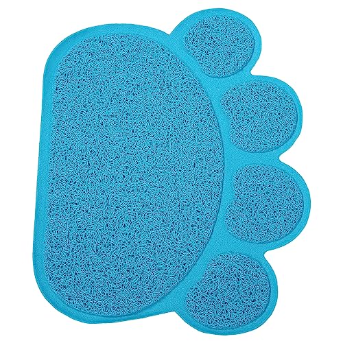 Katzentoilette, Katzentoilette, Weich, Leicht zu Reinigen, Wasserdicht, für Innenböden (Blau) von jerss