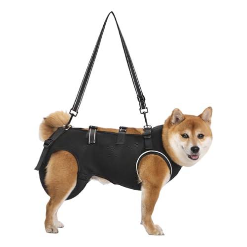 Hebebänder für Hunde mit ergonomischer T-Form und weicher Polsterung für Gelenkverletzungen, zur Genesung von Hunden, große ältere Rassen, Tragetücher von jiingekk
