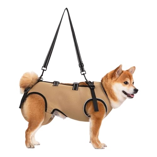 Hebebänder für Hunde mit ergonomischer T-Form und weicher Polsterung für Gelenkverletzungen, zur Genesung von Hunden, große ältere Rassen, Tragetücher von jiingekk
