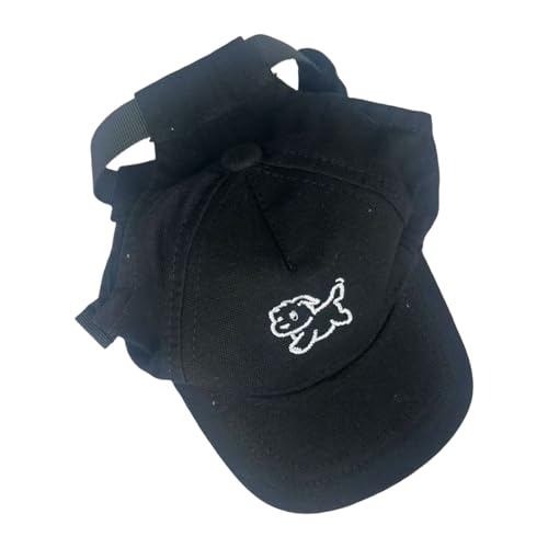 Hundehut aus durchlässiger Baumwolle mit regulierbarem Riemen, Sonnenschutz, Baseballmütze, Welpen, Kopfbedeckung, modisches Haustierzubehör mit regulierbarem Riemen Hundehut aus durchlässiger Baumwolle mit regulierbarem Riemen, Sonnenschutz, Baseballmütze, Welpen, Kopfbedeckung, modisches Haustierzubehör mit regulierbarem Riemen von jiingekk