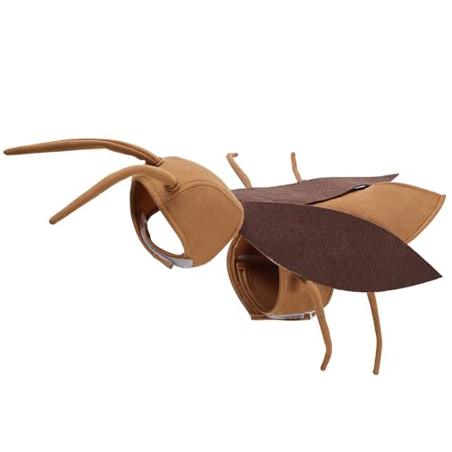 Lustiges Kakerlakenkostüm für Halloween – weiches Hunde-Cosplay-Kleid und Streichzubehör, Haustier-Kakerlaken-Kostüm, Polyester Lustiges Kakerlakenkostüm für Halloween – weiches Hunde-Cosplay-Kleid und Streichzubehör, Haustier-Kakerlaken-Kostüm, Polyester von jiingekk