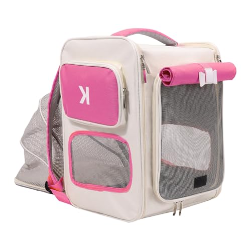 Outdoor-Tragetasche, atmungsaktiv, geräumig, Haustier-Rucksack, bequeme Schulter für kleine Tiere Outdoor-Tragetasche, atmungsaktiv, geräumig, Haustier-Rucksack, bequeme Schulter für kleine Tiere von jiingekk