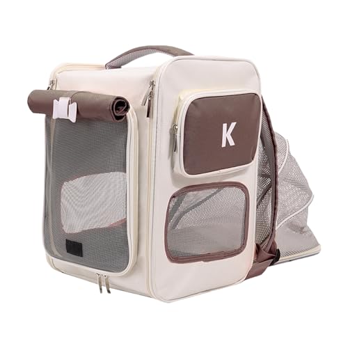 Outdoor-Tragetasche, atmungsaktiv, geräumig, Haustier-Rucksack, bequeme Schulter für kleine Tiere Outdoor-Tragetasche, atmungsaktiv, geräumig, Haustier-Rucksack, bequeme Schulter für kleine Tiere von jiingekk