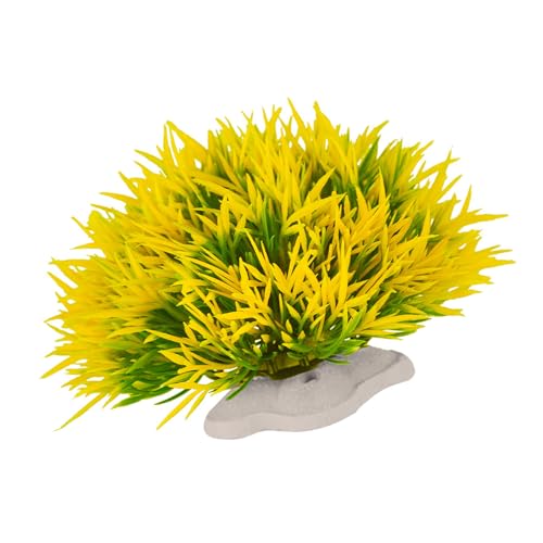 Realistische Kunstpflanze Aquarien Simulation Pflanze Wassergras Ornamente für Wohnzimmer oder Büro Grünpflanzen Dekoration von jiingekk