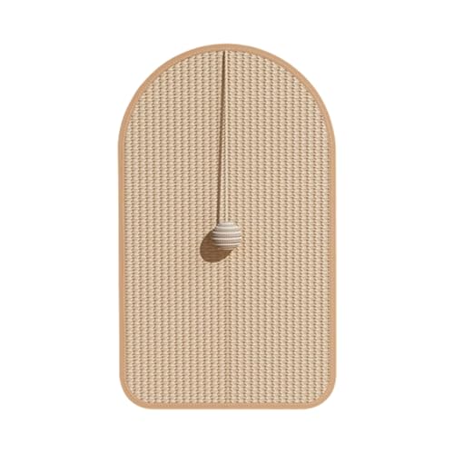 Reißfestes Sisal-Katzen-Wandkrallenschleifpad, Möbelschutz mit Haustier-Hängespielzeug, Heimdekor, Zubehör Reißfestes Sisal-Katzen-Wandkrallenschleifpad, Möbelschutz mit Haustier-Hängespielzeug, Heimdekor, Zubehör von jiingekk