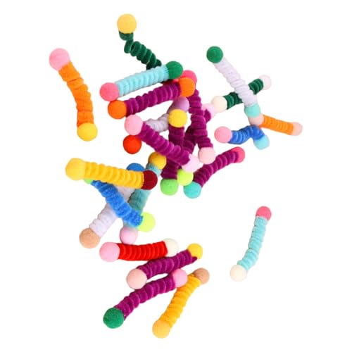 jiingekk 24-teiliges Kätzchen-Unterhaltungs-Set, Plüsch-Federstab und doppelseitiger Ball, Katzenspielzeug für Indoor-Aktivitäten, Plüschkatzen, Spielstock jiingekk 24-teiliges Kätzchen-Unterhaltungs-Set, Plüsch-Federstab und doppelseitiger Ball, Katzenspielzeug für Indoor-Aktivitäten, Plüschkatzen, Spielstock von jiingekk