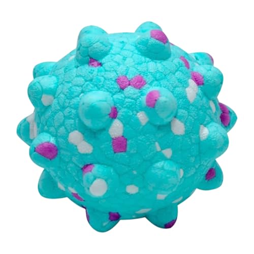jiingekk Bouncy Pet DogChew Spielzeug mit strukturierten Oberflächen zur Zahnsteinentfernung und zum Apportieren im Freien, Gummiball jiingekk Bouncy Pet DogChew Spielzeug mit strukturierten Oberflächen zur Zahnsteinentfernung und zum Apportieren im Freien, Gummiball von jiingekk
