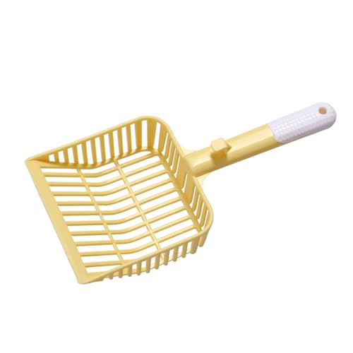 jiingekk Katzenstreuschaufel, langer Griff, Schaufel, Kot-Siebnetz, Schaufel, Kätzchen, Kotheber für Katzentoilette, Kätzchenheber von jiingekk