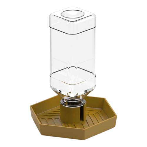 jiingekk Reptilien-Bewässerungslösung, rutschfester Wasserspender für Amphibien, automatische Futterflasche, Haustierbedarf, Wasserspender von jiingekk