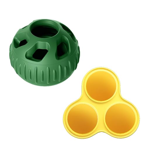 jiingekk Silikon befüllbares Kauspielzeug für aggressive Kauer Auslaufsicher Leckerli für Zähne & Hundetraining Kaufest Hund Puzzle Spielzeug jiingekk Silikon befüllbares Kauspielzeug für aggressive Kauer Auslaufsicher Leckerli für Zähne & Hundetraining Kaufest Hund Puzzle Spielzeug von jiingekk