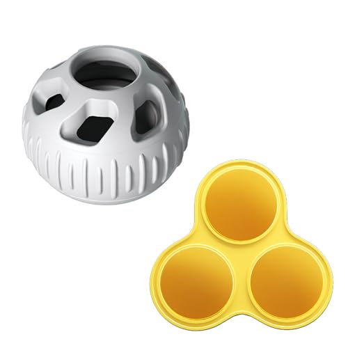 jiingekk Silikon befüllbares Kauspielzeug für aggressive Kauer Auslaufsicher Leckerli für Zähne & Hundetraining Kaufest Hund Puzzle Spielzeug jiingekk Silikon befüllbares Kauspielzeug für aggressive Kauer Auslaufsicher Leckerli für Zähne & Hundetraining Kaufest Hund Puzzle Spielzeug von jiingekk