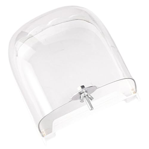 jiingekk Vogeltränke für Käfig, transparenter Duschraum für kleine Vögel, Käfig montiert, Brutraum, Papageienbadewanne von jiingekk