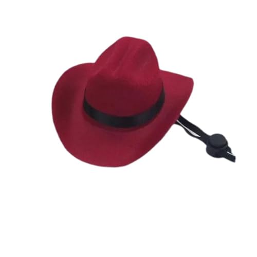Cowboyhut für Hunde, Kopfbedeckung, lustig, verstellbar, Cosplay-Kappe, S9N3, Outdoor-Zubehör, Kopfbedeckung von jileijar