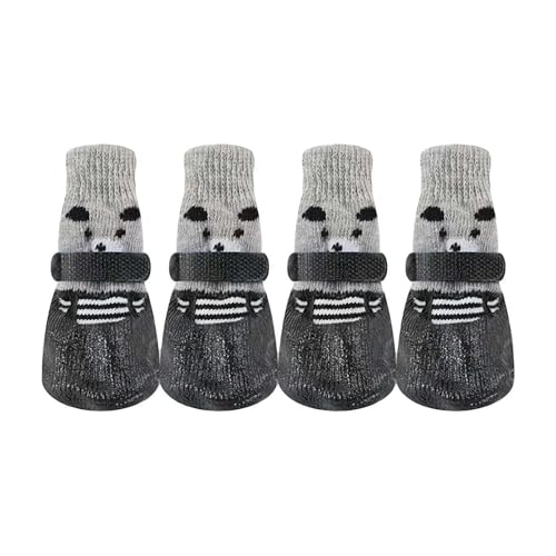Hundestiefel, wasserdicht, rutschfest, mittelgroße Hundestiefel und Pfotenschutz, reflektierende Riemen, kalt mit für den Winter Hundestiefel, wasserdicht, rutschfest, mittelgroße Hundestiefel und Pfotenschutz, reflektierende Riemen, kalt mit für den Winter von jileijar
