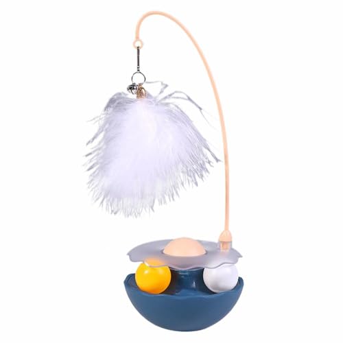 jileijar Lustiges Tumbler-Spielzeug für bissfest, abnehmbarer Plattenspieler, Plüschfedern, interaktives Spielzeug jileijar Lustiges Tumbler-Spielzeug für bissfest, abnehmbarer Plattenspieler, Plüschfedern, interaktives Spielzeug von jileijar