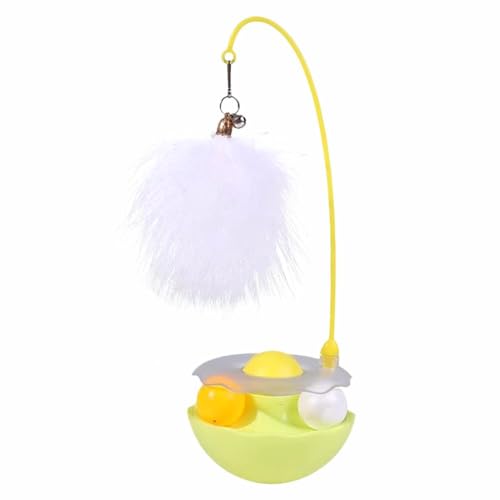 jileijar Lustiges Tumbler-Spielzeug für bissfeste, abnehmbare Plattenspieler, Plüschfedern, Spielzeug, neckend, interaktiver Stick jileijar Lustiges Tumbler-Spielzeug für bissfeste, abnehmbare Plattenspieler, Plüschfedern, Spielzeug, neckend, interaktiver Stick von jileijar