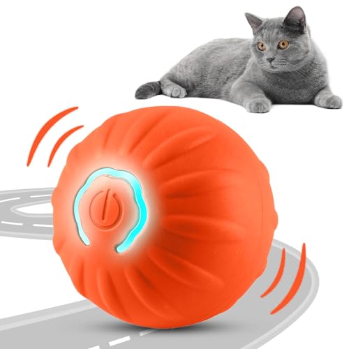 jiuhao Elektrischer Katzenspielzeug, interaktiver intelligenter Springball, Katzenspielzeug, wiederaufladbar, über USB wiederaufladbar, Kätzchenspielzeug, Ball, automatisches Bewegen, Hüpfen, Rollen, jiuhao Elektrischer Katzenspielzeug, interaktiver intelligenter Springball, Katzenspielzeug, wiederaufladbar, über USB wiederaufladbar, Kätzchenspielzeug, Ball, automatisches Bewegen, Hüpfen, Rollen, von jiuhao