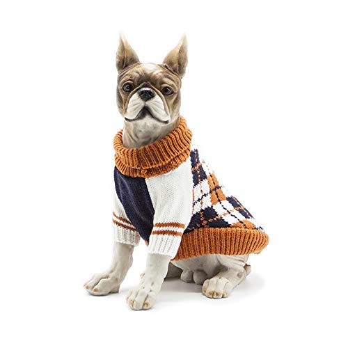 jiwenhua Tierprodukte HundeSweater Teddy warme Kleidung Tierprodukte Herbst und Winter Neue Weste, Ingwer, S von jiwenhua