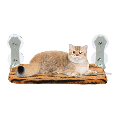 jlceh Faltbare Sitzstange für Katzen am Fenster, Sitzstange für Katzen am Fenster | Schnurlose Katzenhängematte mit Saugnapf | Bequemer Katzensitz, zusammenklappbares Katzen-Hängemattenbett für Katzen jlceh Faltbare Sitzstange für Katzen am Fenster, Sitzstange für Katzen am Fenster | Schnurlose Katzenhängematte mit Saugnapf | Bequemer Katzensitz, zusammenklappbares Katzen-Hängemattenbett für Katzen von jlceh