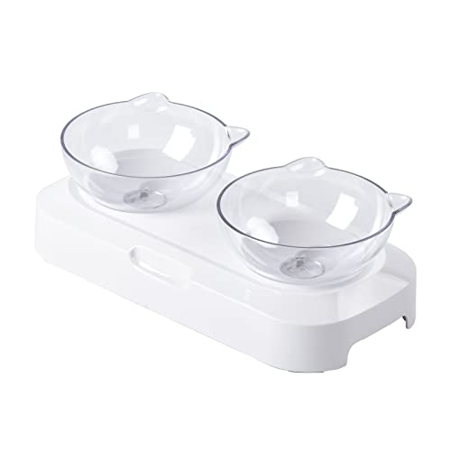 Doppelfutter und erhöhte Schalen mit Ständer für Katzennapf 15° geneigte rutschfeste Erbrechenschalen Doppelfutter und erhöhte Schalen mit Ständer für Katzennapf 15° geneigte rutschfeste Erbrechenschalen von jojobasec